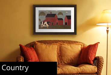 Framed Country Prints