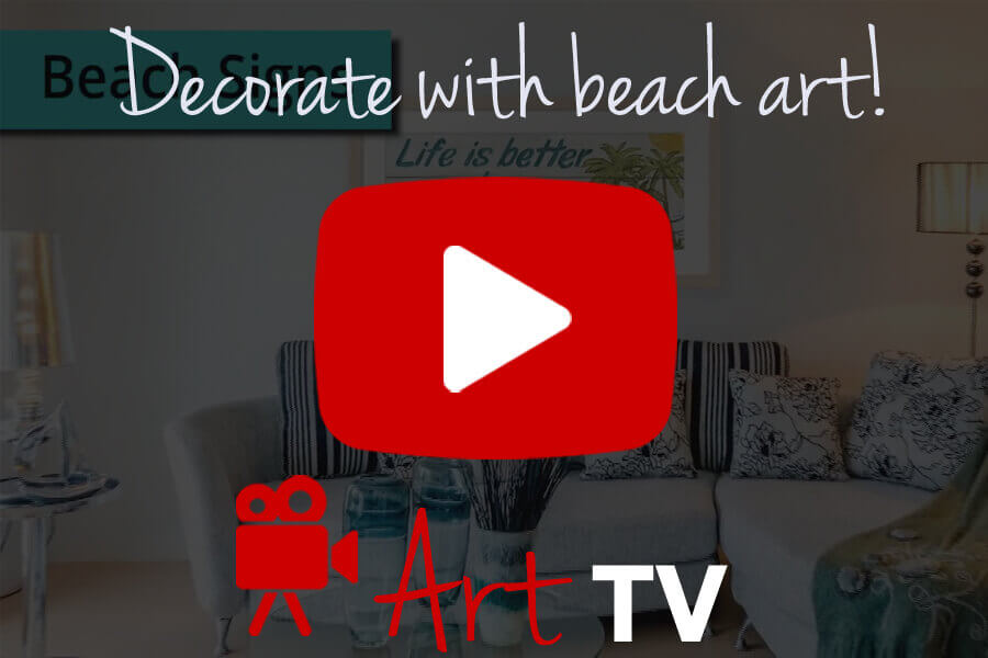 Watch our video on beach art