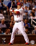 AL 2012 MLB Rookie of the Year Mike Trout Art Print