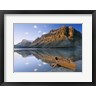 Panoramic Images - Canoe At The Lakeside, Bow Lake, Alberta, Canada (R1039136-AEAEAGOFDM)