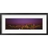 Panoramic Images - High angle view of buildings lit up at night, Three Rivers Stadium, Pittsburgh, Pennsylvania, USA (R743742-AEAEAGOFDM)