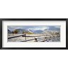 Panoramic Images - Wooden fence covered with snow at the countryside, Colorado, USA (R752514-AEAEAGOFDM)