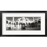 Panoramic Images - Courtyard of Blue Mosque in Istanbul, Turkey (black and white) (R774748-AEAEAGOFDM)