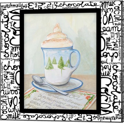 Framed Tis the Season for Cocoa I Print