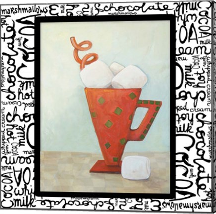 Framed Tis the Season for Cocoa III Print