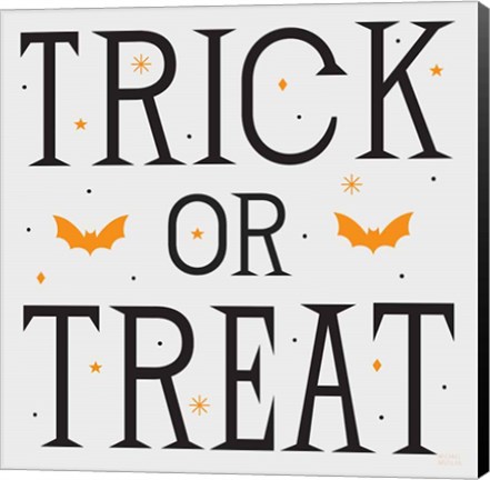 Framed Festive Fright Trick or Treat II Print