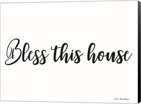 Framed Bless This House Print