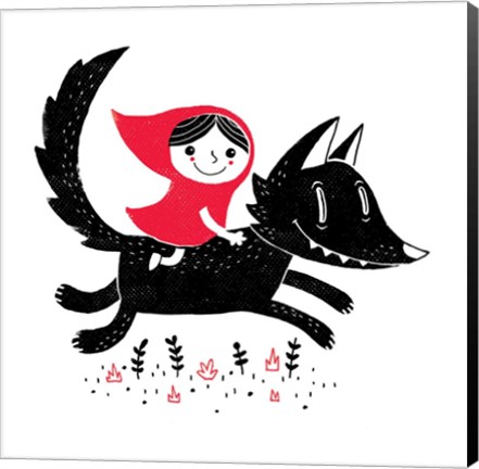 Framed Red Riding Print