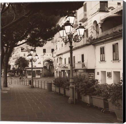 Framed Strada, Amalfi Print