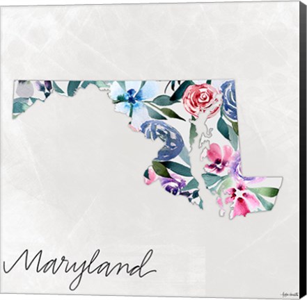 Framed Maryland Print