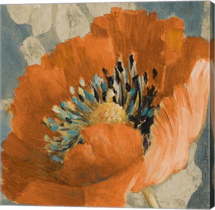 Framed Orange Poppy Print