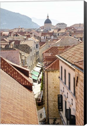 Framed Rooftops - Dubrovnik, Croatia Print