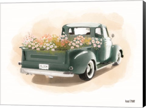 Framed Flower Truck Print