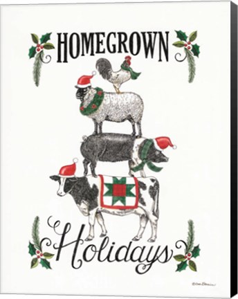 Framed Homegrown Holidays Print