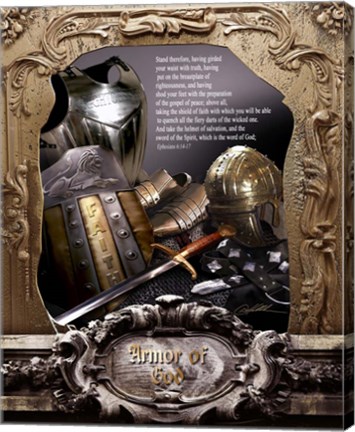 Framed Armor Of God Print