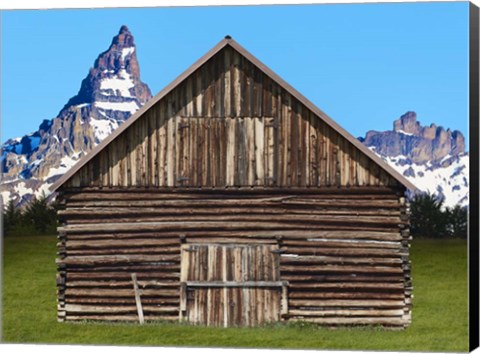 Framed Barn Scene XI Print