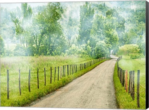 Framed Country Road Photo II Print