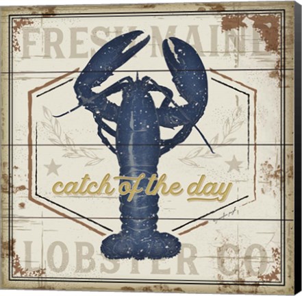 Framed Fresh Maine Lobster Co. Print