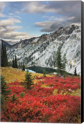 Framed Lake Ann North Cascades Print