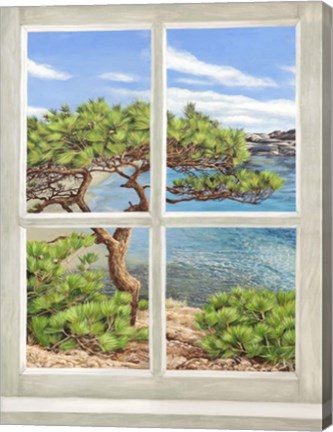 Framed Baie Mediterraneenne I Print