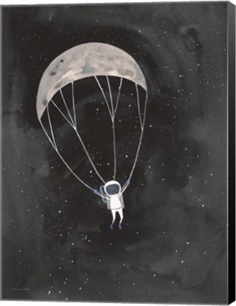 Framed Parachute Moon Print