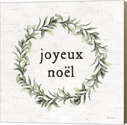 Framed Joyeux Noel Print