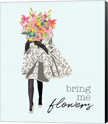 Framed Bring Me Flowers Print