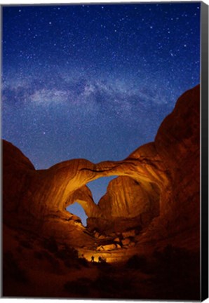 Framed Double Arch Stars Print