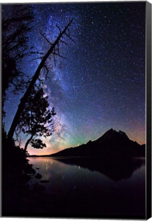 Framed Stars over Jenny Lake Print