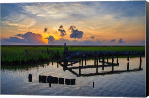 Framed Marsh Sunrise Print