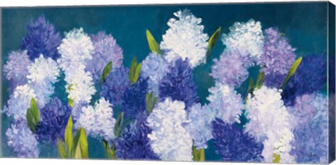 Framed Bold Hyacinth Crop Print