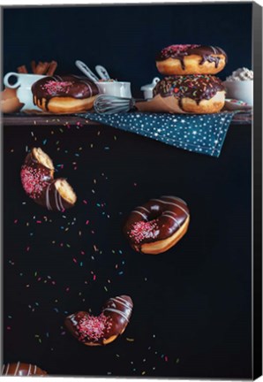 Framed Donuts From The Top Shelf Print