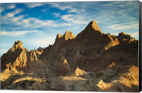 Framed Morning in the Badlands Print