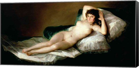 Framed Naked Maja, c.1800 Print