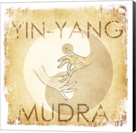 Framed Yin-Yang Mudra Print