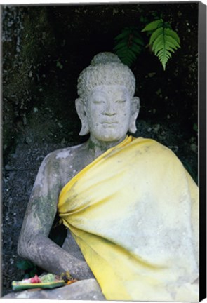 Framed Statue of Buddha, Bali, Indonesia Print