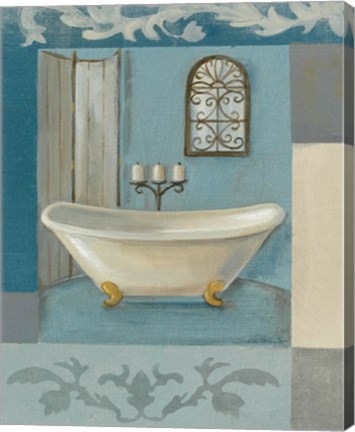 Framed Antique Bath I Print