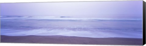 Framed Surf on the beach at dawn, Point Arena, Mendocino County, California, USA Print