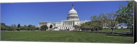 Framed USA, Washington DC, Low angle view of the Capitol Building Print