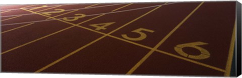 Framed Track, Starting Line Print