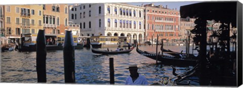 Framed Waterfront View in Venice Italy Print