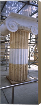 Framed Column in the Acropolis, Athens, Greece Print