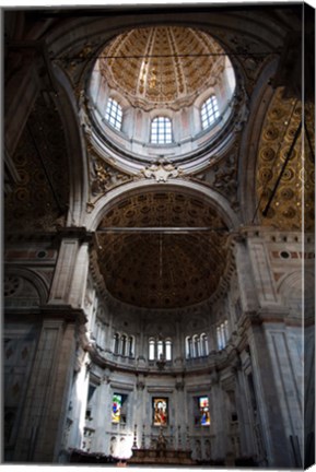 Framed Interiors of Como Cathedral, Como, Lombardy, Italy Print