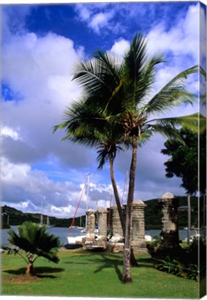 Framed Colorful Nelsons Dockyard, English Harbour, Antigua Print