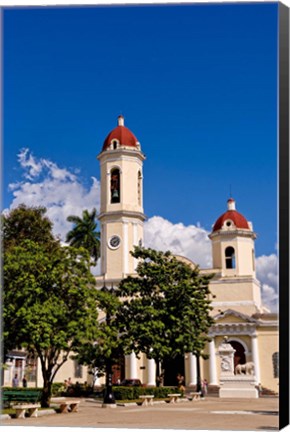 Framed Immaculate Conception Cathedral, Cienfuegos Cuba Print