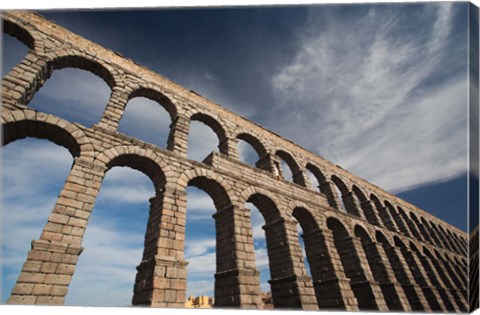 Framed Roman Aqueduct, Segovia, Spain Print