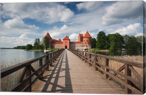 Framed Lithuania, Trakai Historical NP, Island Castle Print