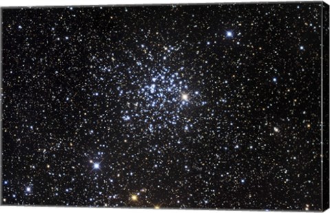 Framed Messier 52, also known as NGC 7654, is an open cluster in the Cassiopeia Constellation Print