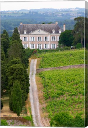 Framed Chateau de la Coulee de Serrant, Loire Valley Print