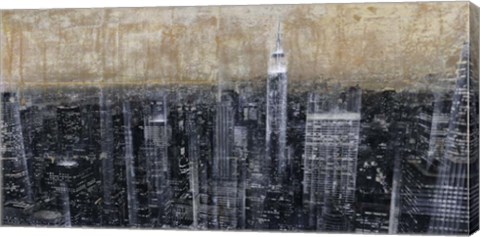 Framed NYC Aerial 3 Print